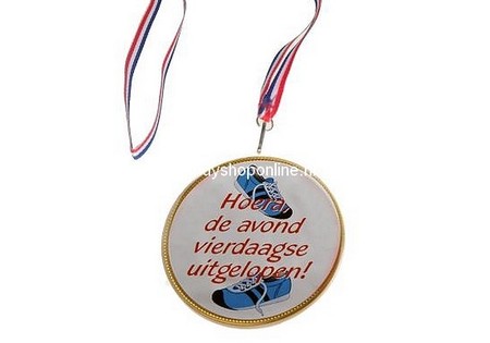 Chocolade Medaille Hoera De Avondvierdaagse Uitgelopen
