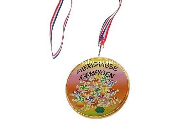 Chocolade Medaille Vierdaagse Kampioen