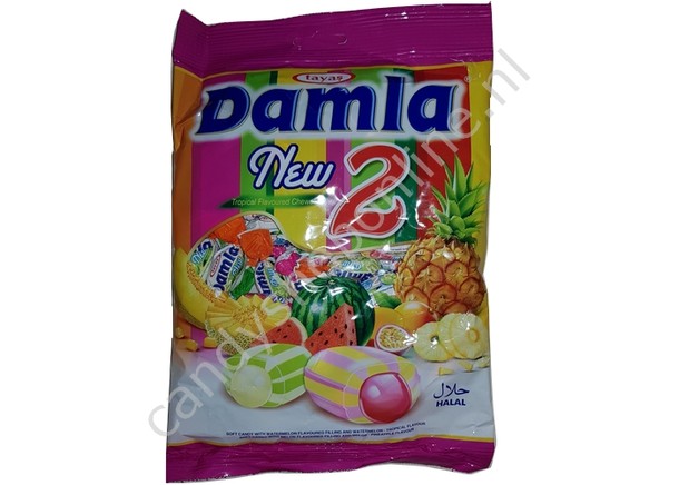 Tayas Damla Gevulde Tropical toffee's 200gr.