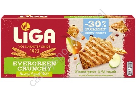 Liga Evergreen Crunchy Appel/Peer 225gr