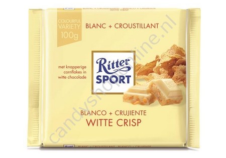 Rittersport white crisp