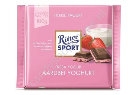 Rittersport strawberry yogurt