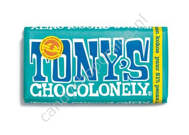 Tony Chocolonely Puur Pecan Cocos