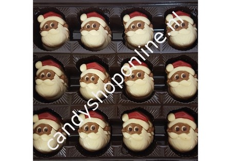 Kerstmankop 1 melk Bakje 7 stuks