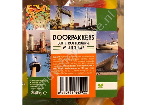Rotterdamse Doorpakkers Wijngums 300 gram