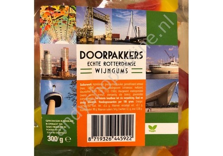 Rotterdamse Doorpakkers Wijngums 300 gram