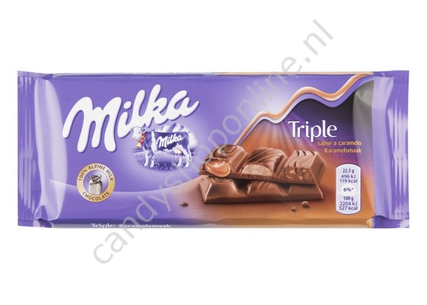 Milka Triple Caramel 90 gram