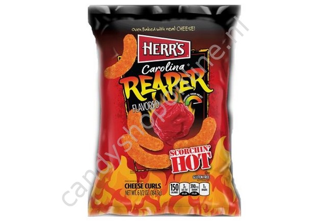 Herr's Carolina Reaper Cheese Curls 184gr.