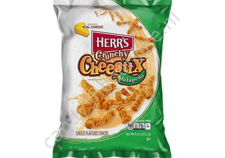 Herr's Crunchy Cheese Stix Jalapeno 255gr.
