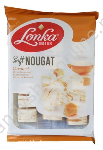 Lonka Soft Nougat Caramel 180 gram