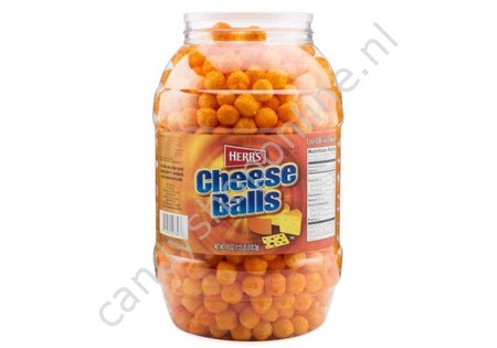Herr's Cheese Balls Barrel 511gr.