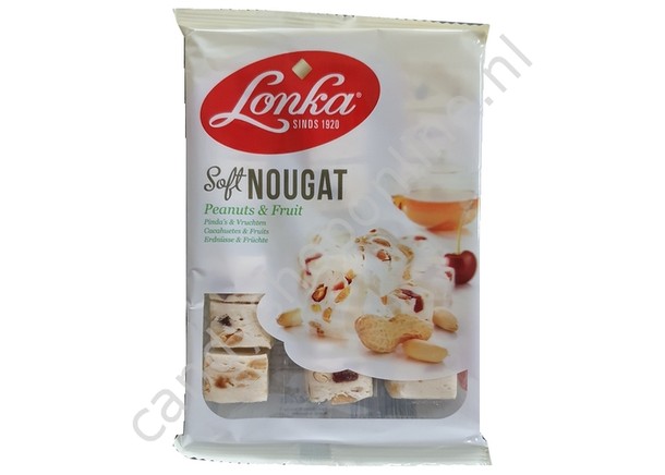 Lonka Soft Nougat Pinda&Fruit 180 gram