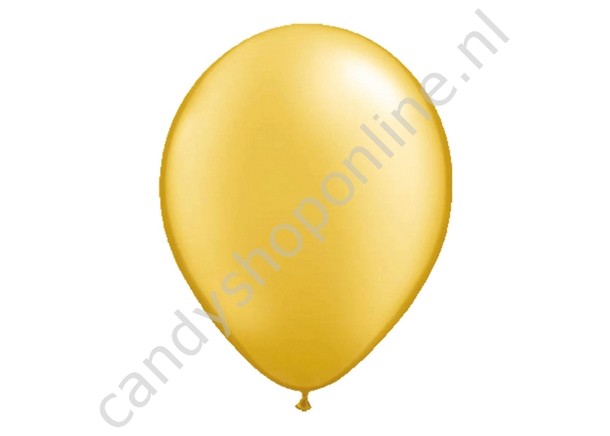 Gouden Metallic Ballonnen 10 stuks