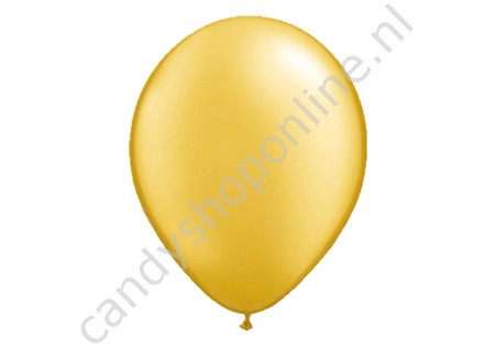 Gouden Metallic Ballonnen 10 stuks