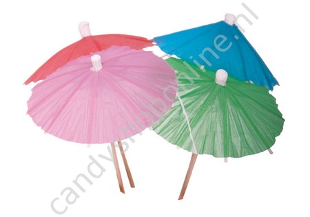 Taart Parasol Prikkers 15 stuks