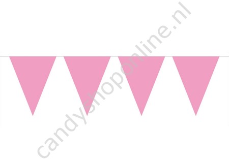 Geboorte Baby Roze Vlaggenlijn 10 meter