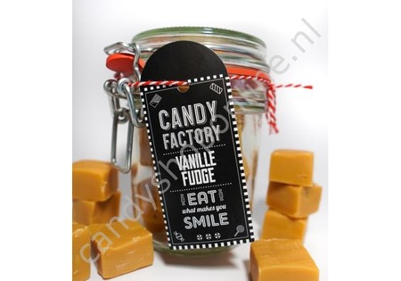 Candy Factory Weckpot Vanille Fudge 210 gram 