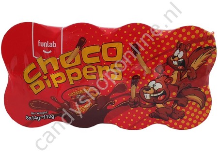 Funlab Choco Dippers 8pck 112 gram