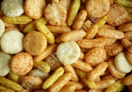 Baked rijstcracker mix 160gr.