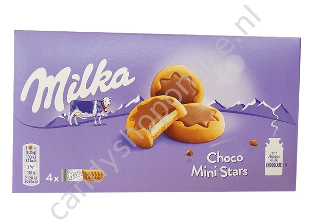 Milka Choco Mini Stars 4x6st.150 gram