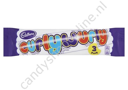Cadbury Curly Wurly 3pck 78 gram