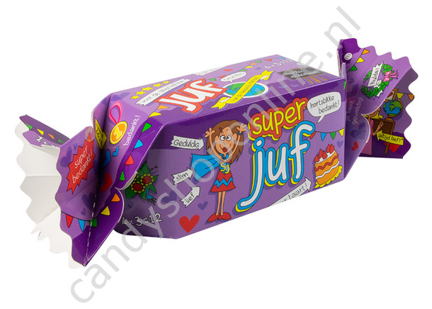 Toffeedoos Super Juf 500gr.