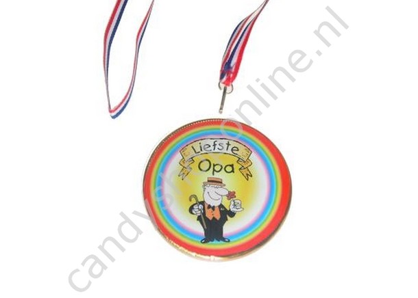 Chocolade Medaille Liefste Opa