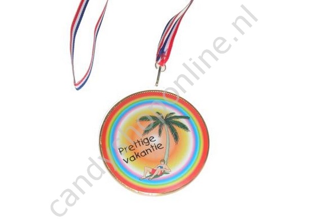 Chocolade Medaille Prettige Vakantie