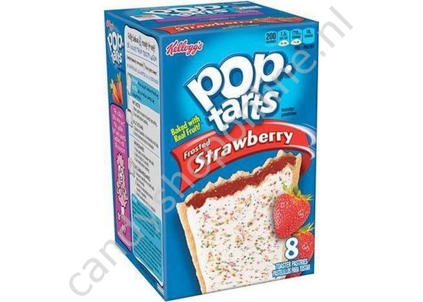 Kellogg's Pop-Tarts Frosted Strawberry 8pcs. 384gr.