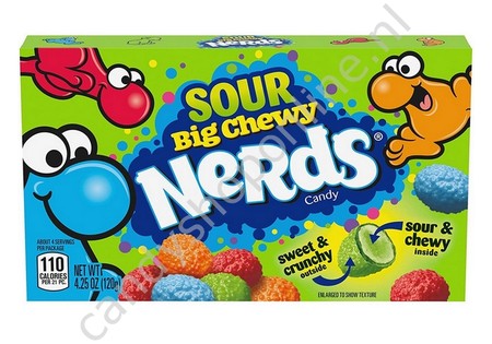 Wonka Sour Big Chewy Nerds 120gr.