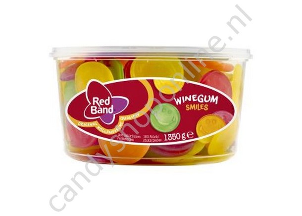 RedBand Silo Winegum Smiles 150st.