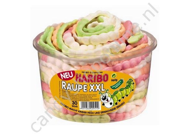 Haribo Silo Rupsen XXL 30st.