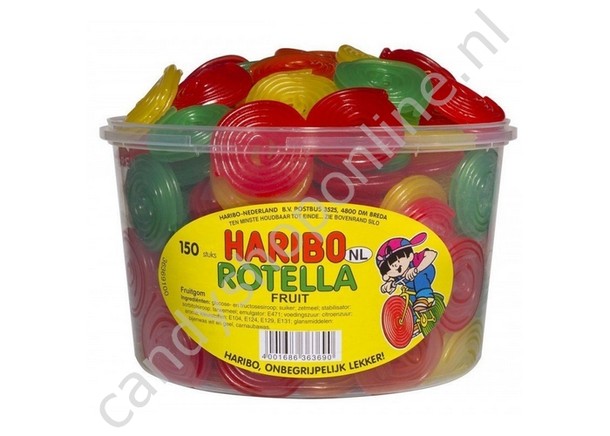 Haribo Silo Rotella JoJo's Fruit 150st.