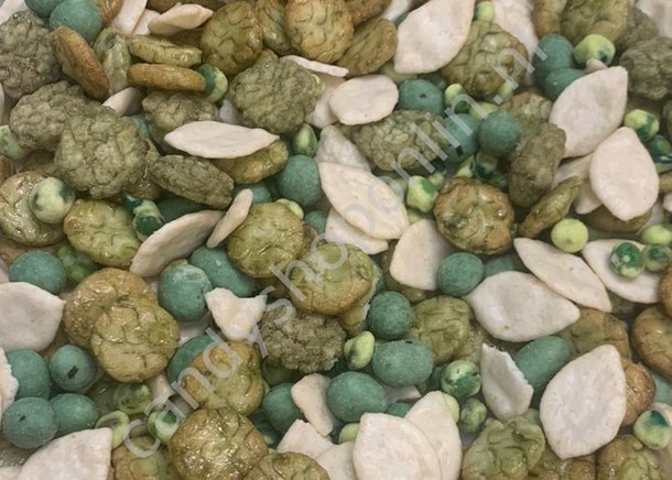 Rijstcracker Mix Wasabi 140gr.