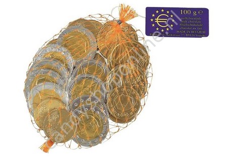 Euromunten Netje 100gr.