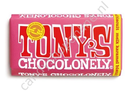 Tony Chocolonely Melk Karamel Biscuit 180 gram