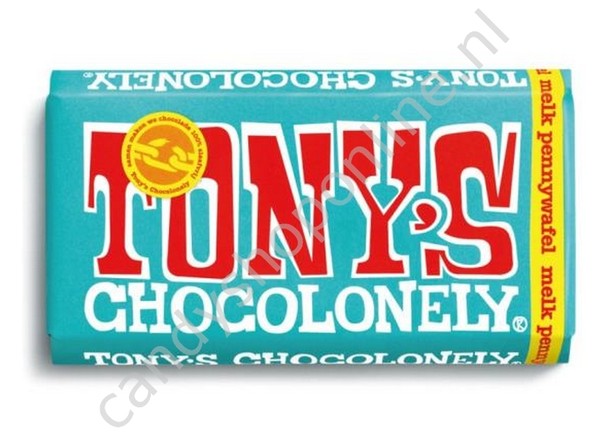 Tony Chocolonely Melk Pennywafel 180 gram