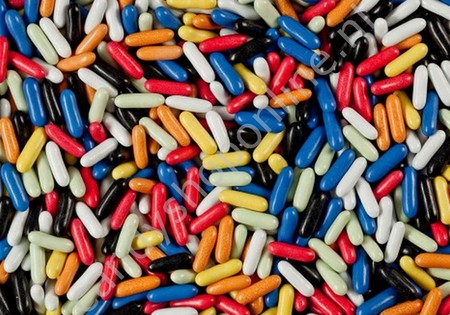vVliet Gekleurde Dropstaafjes 200 gram