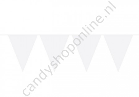 Witte Vlaggenlijn 10 meter