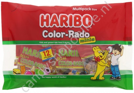 Haribo Color-Rado Mini's Multipack (12pcs) 300 gram