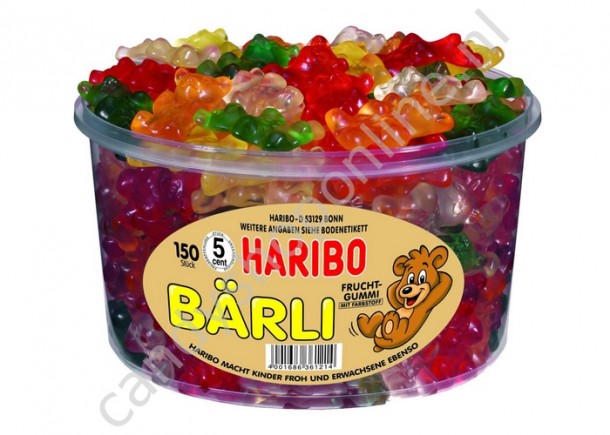 Haribo silo Bärli 1200 gr. 150st.