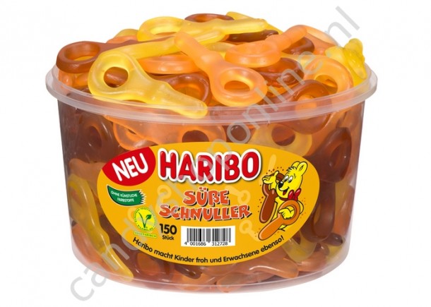 Haribo silo Veggie Süsse Schnuller 1350 gr. 150st.