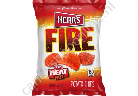 Herr's Fire Hot Potato Chips 28gr.