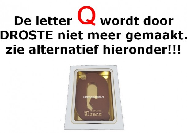 Droste Chocoladeletter melk Q