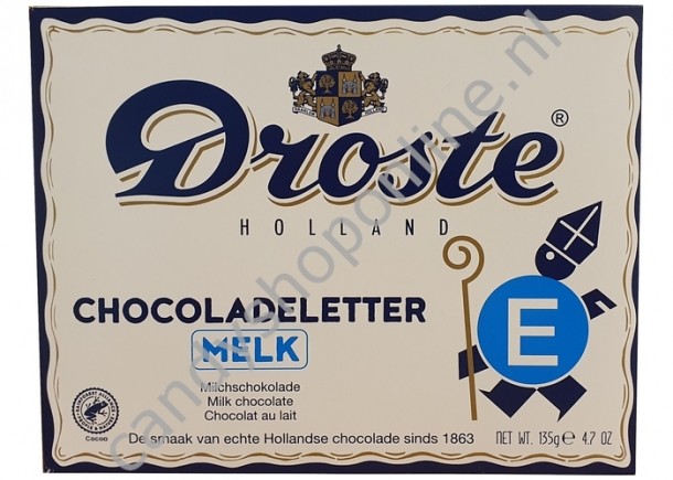 Droste Chocoladeletter melk E