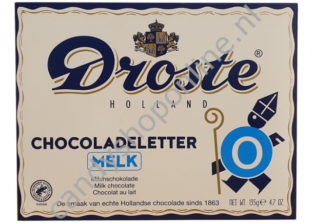 Droste Chocoladeletter melk O