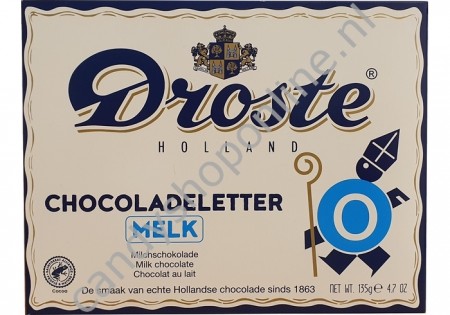 Droste Chocoladeletter melk O