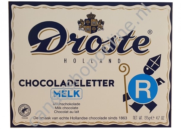 Droste Chocoladeletter melk R