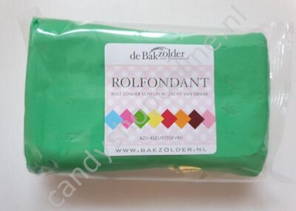 Rolfondant bakzolder groen 250 gram