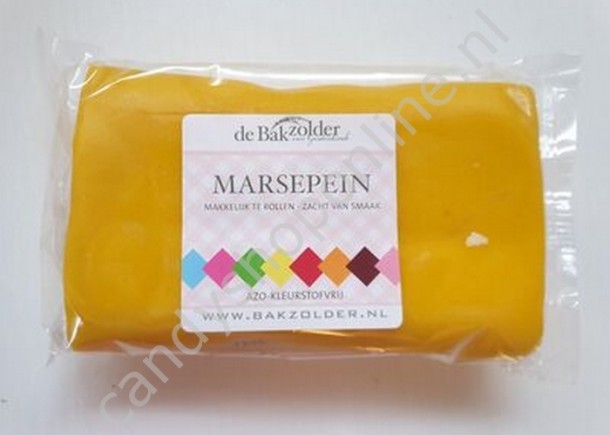 Marsepein bakzolder geel 250 gram